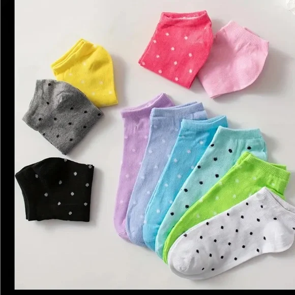 5 pairs Colorful Ankle Socks - Picture 4 of 9